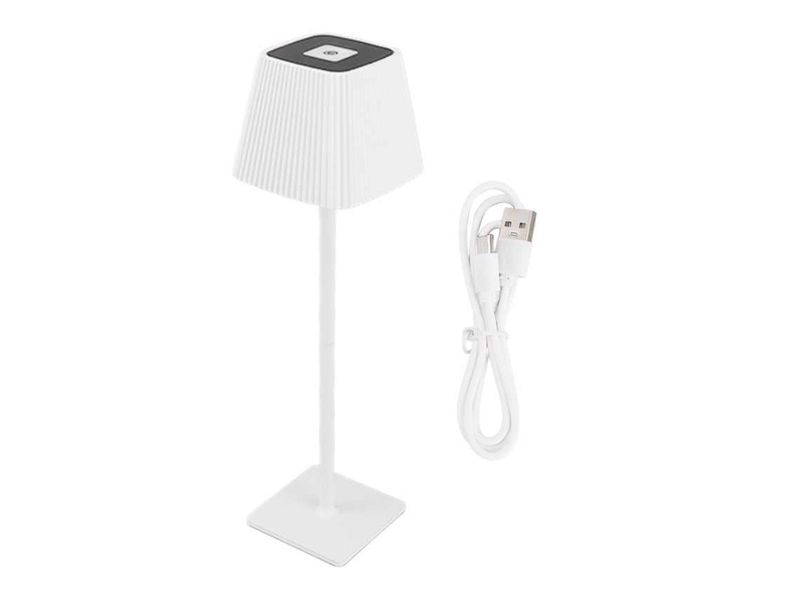 Lámpara De Mesa Recargable Metal 2000 Mah, Escritorio Decorativa Moderna Para Dormitorio, Oficina O