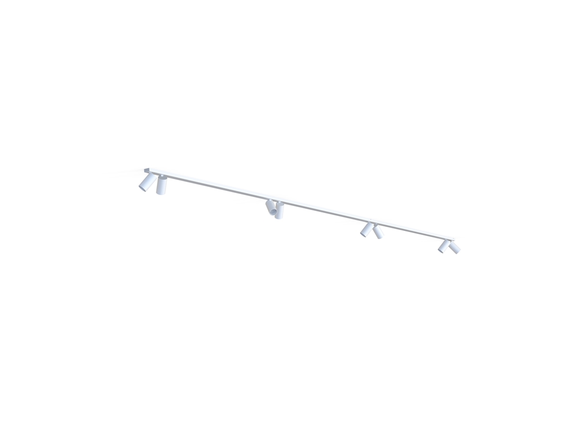 Lámpara NOWODVORSKI Mono Viii 2X200 White (Blanco - Acero )