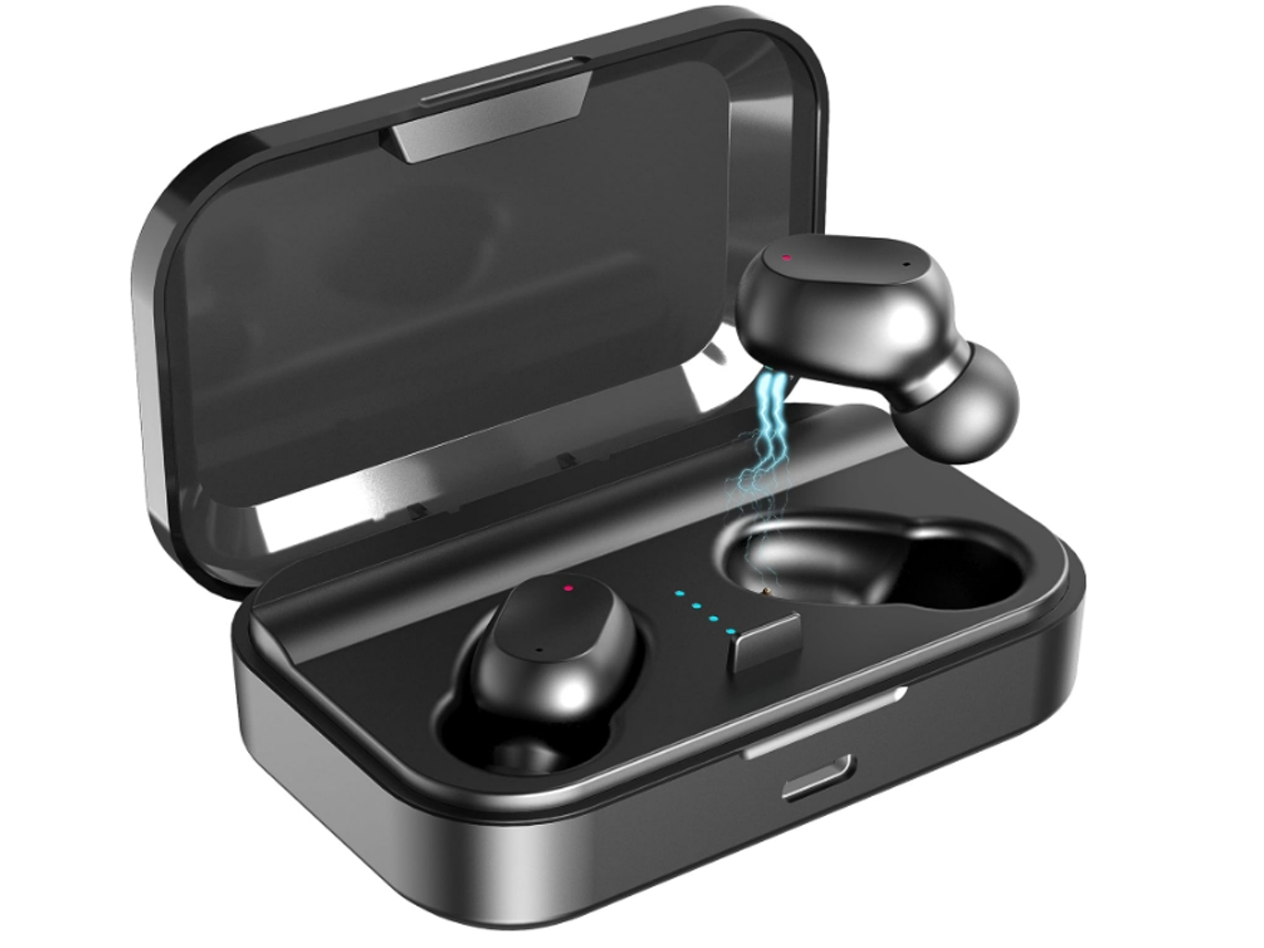 Auriculares Inalámbricos YIZHOOD Bluetooth Negro