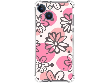 Carcasa iPhone 13 Mini (5.4) TUMUNDOSMARTPHONE Dibujos Antigolpes Flores 09 Multicolor