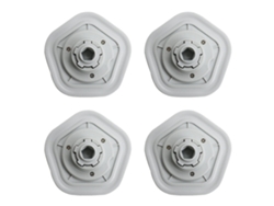 4 soportes para mopa compatibles con la aspiradora Xiaomi Dreame Bot W10 y W10pro.