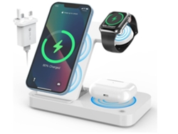 Cargador Inalambrico Fast Series Telefono Yizhood Blanco