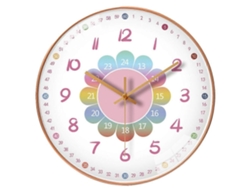 Reloj de pared para sala de estar, hogar, dibujos animados, educativo, cuarzo silencioso. GOKOCO