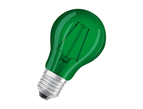 Bombilla LED OSRAM A E27 Verde 2,5W 45Lm 7500K IP20 300 [LV-4058075433984]