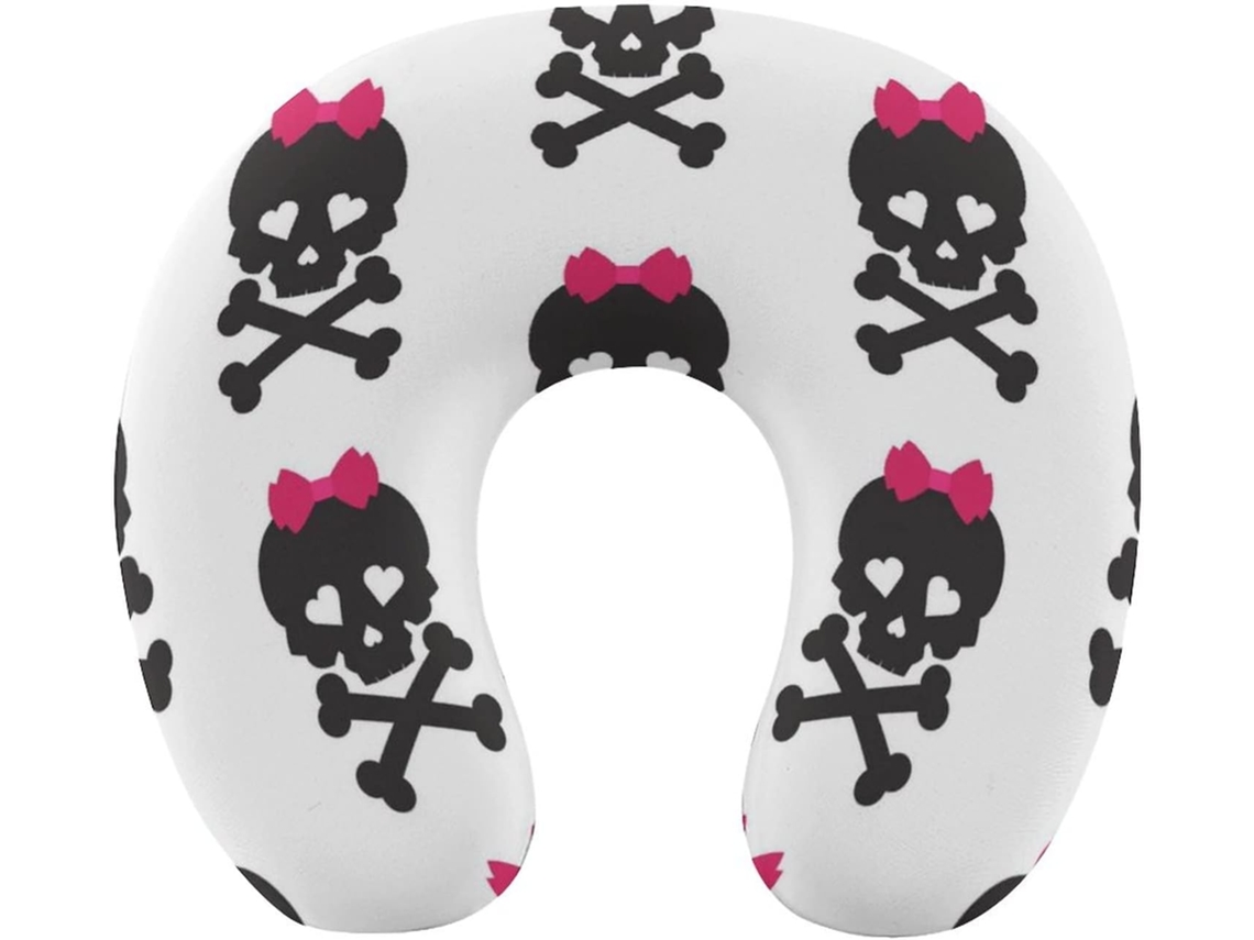 Almohada Viaje Cuello: Lavable Espuma Viscoelástica Viscoelástica Fácil Relajación Cómodos Familia.brfácil