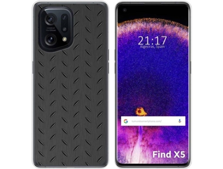 Carcasa para Oppo Find X5 5G TUMUNDOSMARTPHONE Dibujos Metal Multicolor