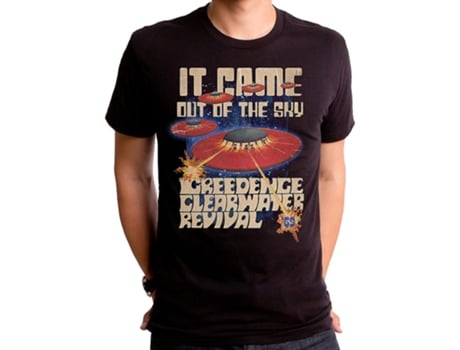 Camiseta ROCKINSTONE Salió del cielo Creedence Clearwater Revival playera (XL)