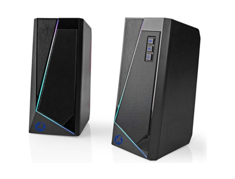 Altavoces para ordenador gaming 2X9W USB con Rgb Gspr31020Bk NEDIS