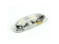 Conjunto de 3 luzes noturnas LED Fios com bateria integrada e controle remoto para modelos de aeronaves. MDUG