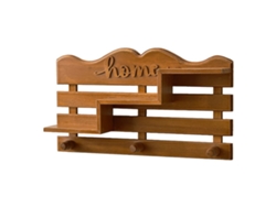 Estante creativo de madera maciza para entrada, puerta de pared vintage 39227.5
