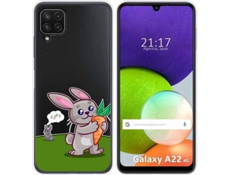 Carcasa Samsung Galaxy A22 4G / M22 TUMUNDOSMARTPHONE Conejo Multicolor
