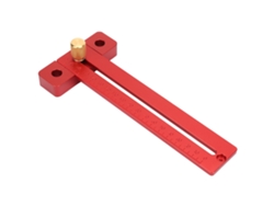Regla De Medición De Carpintería De Aleación De Aluminio Con Escala De 200 Mm Para Dibujar Líneas Rectas.