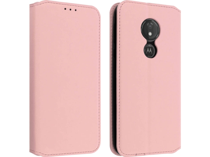 Funda Motorola Moto G7 Power AVIZAR Book Rosa