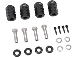 Combinador Rc De Latón Extendido De 20 Mm Para Coches A Escala 1:10 – Juego De Adaptadores