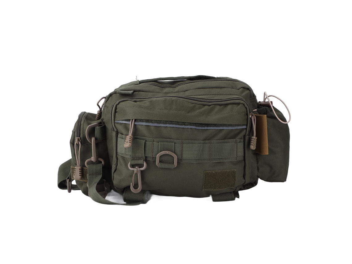 Mochila De Pesca Nylon 600d Com Cinto De Cintura Capacidade Grande Para Pesca Outdoor