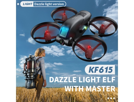 Drone KF615 (4K - Autonomía: 8 min - Negro )