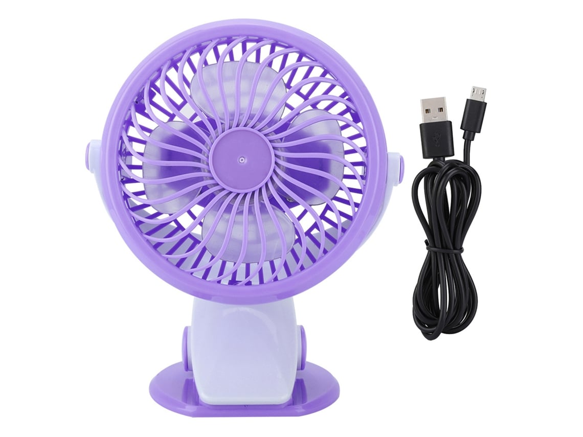 Ventilador De Mesa Usb Mini (com Clip, Ultra Silencioso)