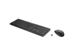 Teclado y Ratón Inalámbrico HP 1Y4D0AA (Negro - RF - QWERTY)