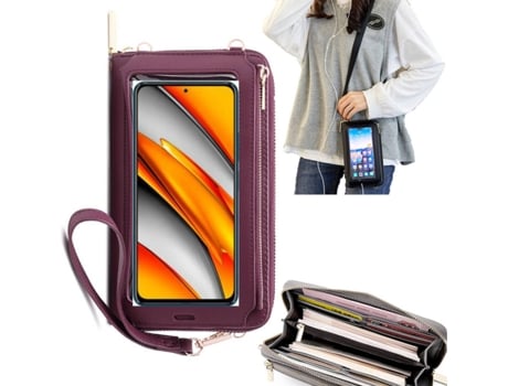Carcasa Xiaomi Poco F3 Touch Rojo Vino