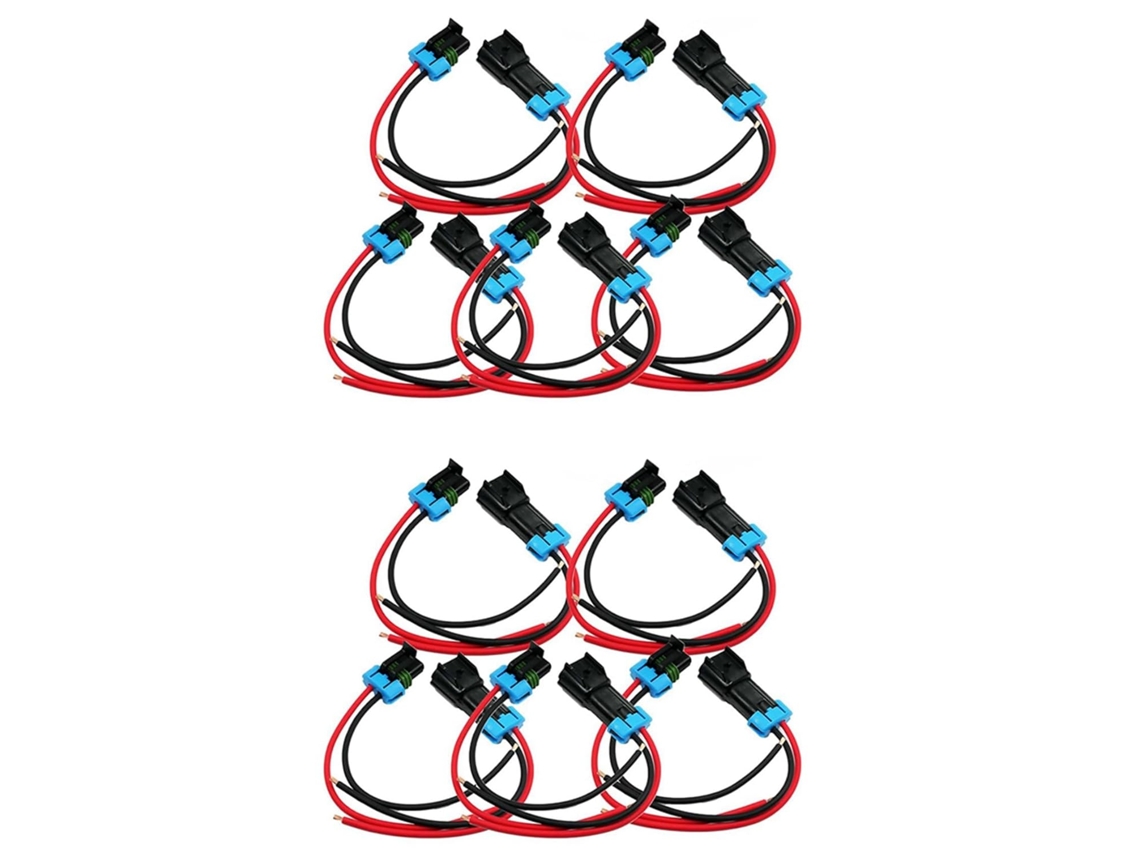 Lote De 10 Conectores Multifunción Metri Pack De 2 Pines Y 30 A (serie 280 A Cable Flexible De 12 Ga)