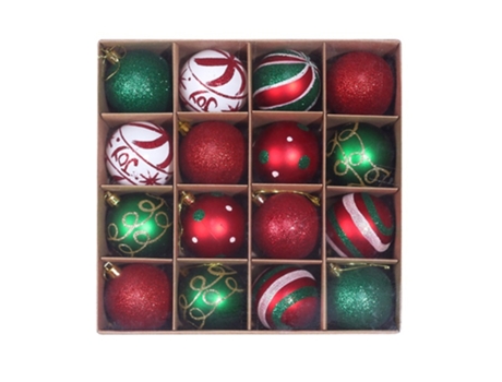 Adornos de bolas de Navidad para vacaciones, fiestas, Halloween, Acción de Gracias, decoración navideña (estilo 3)