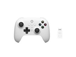 Mando 8Bitdo Ultimate 2.4Ghz Inalámbrico Windows PC Android y Raspberry Pi Blanco