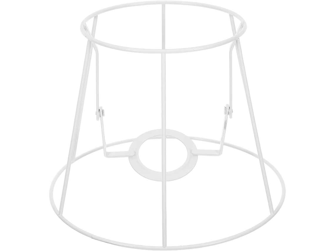 Estructura De Hierro De 20x15x13 Cm, Anillos Metálicos Redondos Para Lámpara De Mesa, Soporte De Alambre Para Bricolaje