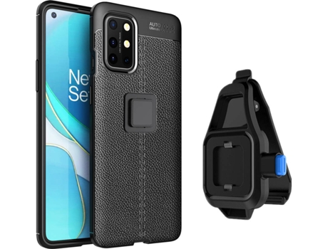 Funda Oneplus 8T Rugged Leather con Soporte de Cintura Negro