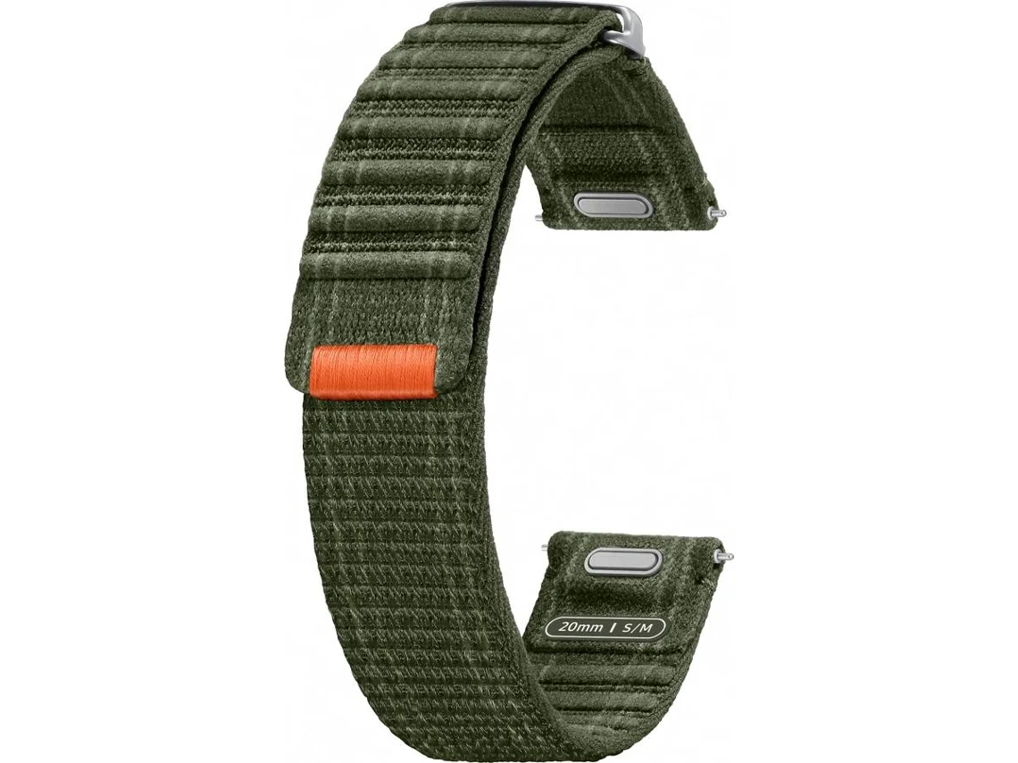 Pulsera SAMSUNG Galaxy Watch 7 de Tela (M/L - Verde Oscuro)