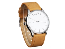 Reloj De Pulsera Deportivo Casual De Cuarzo Para Hombre Con Correa De Silicona Naviforce Negro+naranja