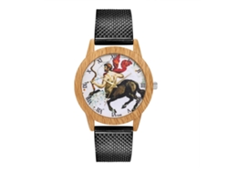 Reloj De Pulsera Unisex De Silicona Con Movimiento De Cuarzo Negro.