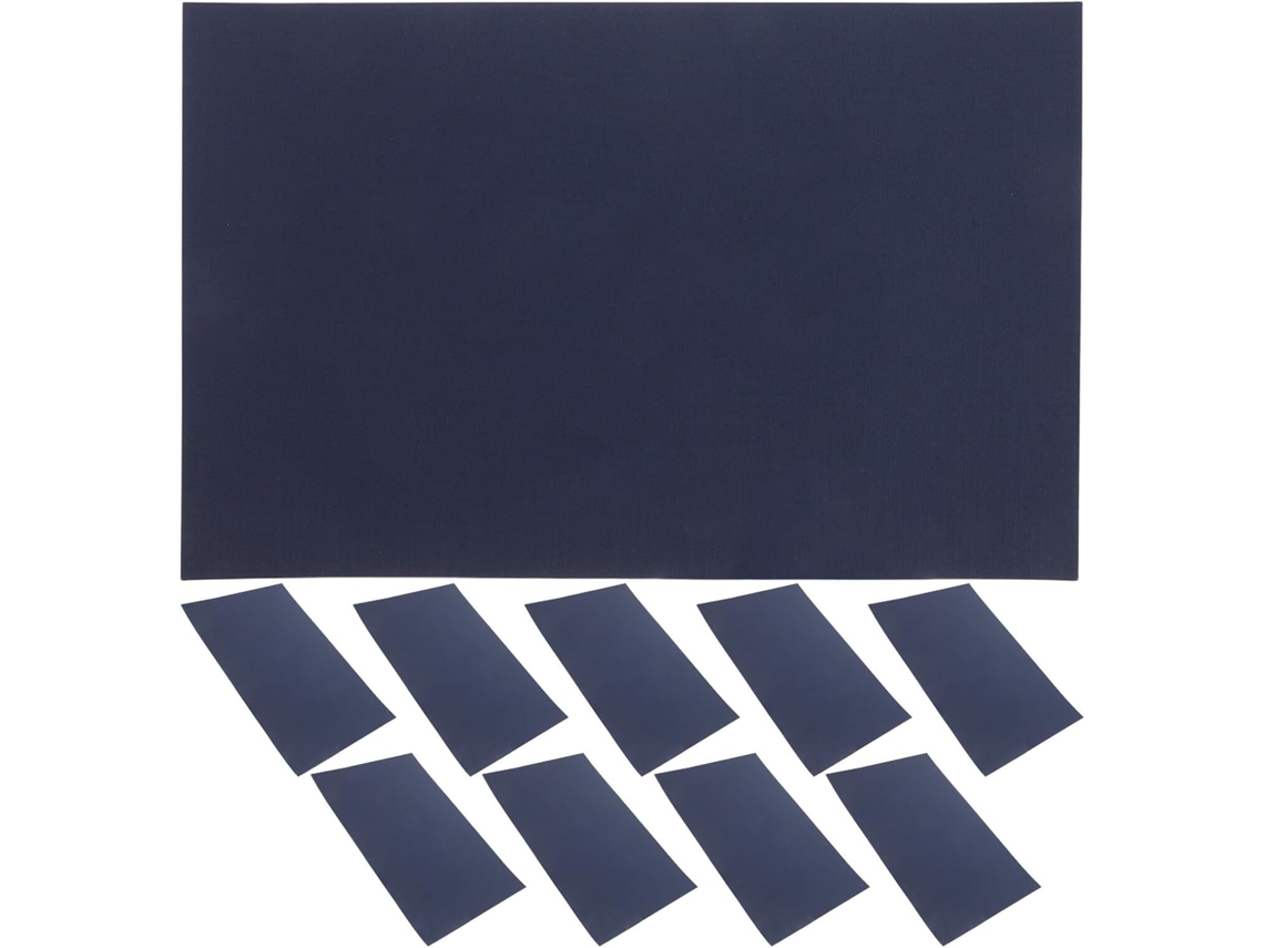 Cubiertas De Encuadernación Sin Perforar, Azul Marino, 200 G/m², 28 X 18 Cm