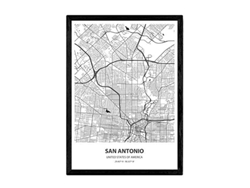 Poster NACNIC Mapa de San Antonio USA (A3)