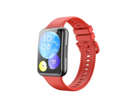Correa de Silicona ajustable para Huawei Watch Fit 2 - tinto