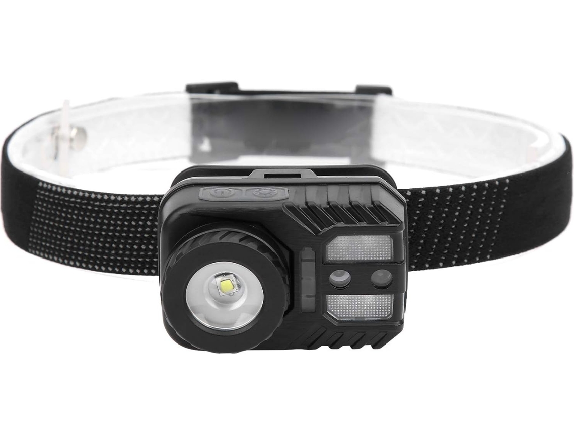 Linterna Frontal Batería Integrada Con Zoom Giratorio Smart Power Display Interaction Headlamp (negra)