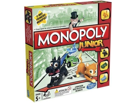 Juego de Mesa HASBRO Monopoly Junior (Edad Minima: 5 - Portugués)