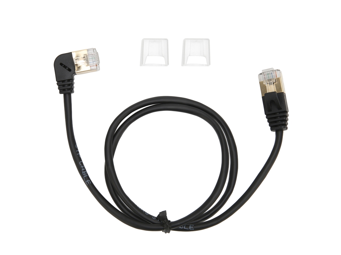 Cable Ethernet Cat8 De Alta Velocidad De 0,6 M, Conector Rj45 Macho A Macho Con Conector Chapado En Oro, Diámetro Exterior De 3,8 Mm.