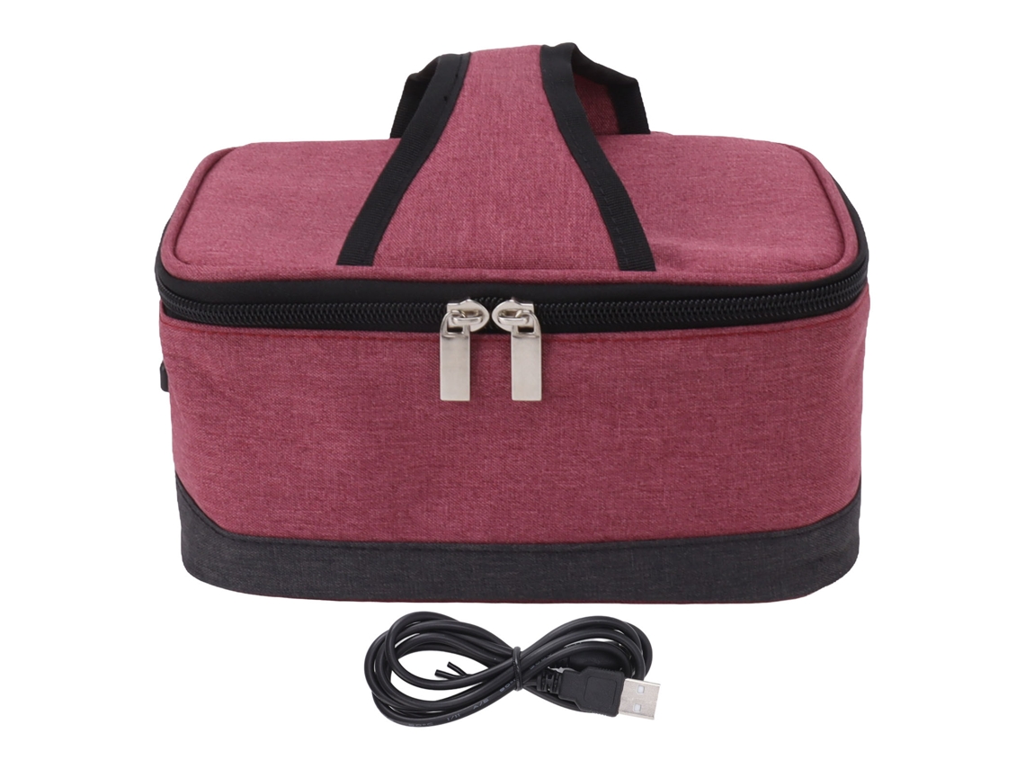 Bolsa Térmica Portátil Usb Para Alimentos Con Aislamiento De Temperatura Constante Para Aperitivos, Trabajo, Viajes Y Vino Tinto.