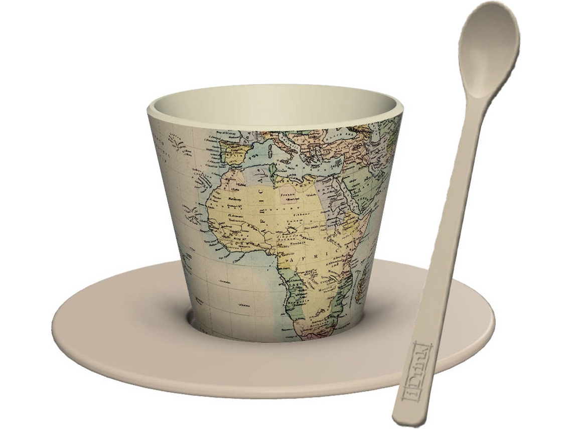 Juego de Cafe I DRINK Rpet Let'S Travel The World Id5212