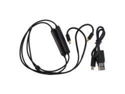 Cable Adaptador Bluetooth Inalámbrico Recargable Con Micrófono Para Auriculares Ie100 Pro, Ie400 Pro E Ie500 Pro.