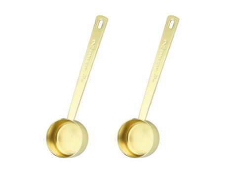 Cucharas Cuantitativas De Acero Inoxidable – Juego De 2 Cucharas De Sopa – Uso Diario Para Café, Verduras, Creatina, Proteínas – Ideal Para Cafeter...