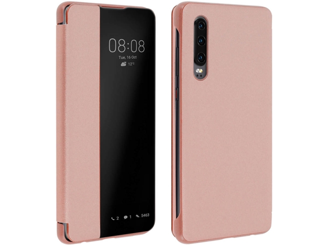 Funda Huawei P30 AVIZAR Window Rosa