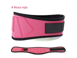(rose Red One L) Cinturón De Levantamiento De Pesas Ejercicio De Gimnasio Lumbar Soporte De Espalda