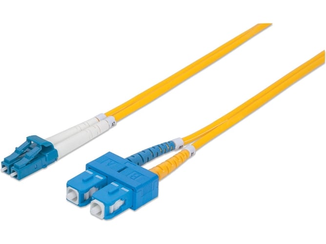Cable de Fibra Óptica INTELLINET (3 m - Amarillo)