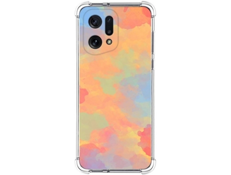 Carcasa para Oppo Find X5 5G TUMUNDOSMARTPHONE Dibujos Antigolpes Acuarela 08 Multicolor