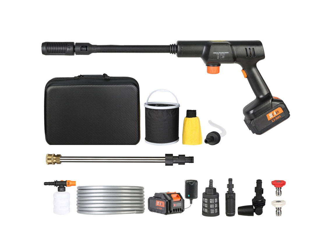 Hidrolavadora inalámbrica Succebuy, 652 psi, 1.0 gpm, portátil