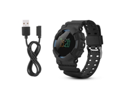 Reloj Inteligente Con Monitor De Frecuencia Cardíaca, Bluetooth, Resistente Al Agua Y Podómetro Para Android E Ios, Color Azul