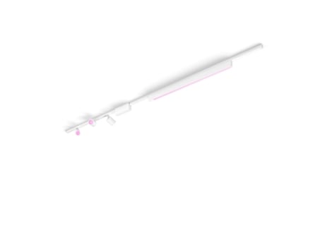 Philips Hue White and Color ambiance Kit Perifo base de techo recto (3 focos, 1 barra de luz) PHILIPS BY SIGNIFY