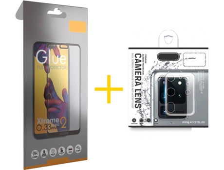 Kit Protectores Cristal Temperado Huawei P 30 Lite SKYHE Full