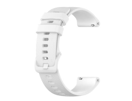 Correa de Silicona 22mm textura de rejilla para Huawei Watch 3/3 Pro/Samsung Amazfit Watch - blanco